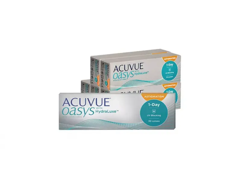 Acuvue Oasys 1-Day Toric İndirimli Lens Seti 6 Kutu