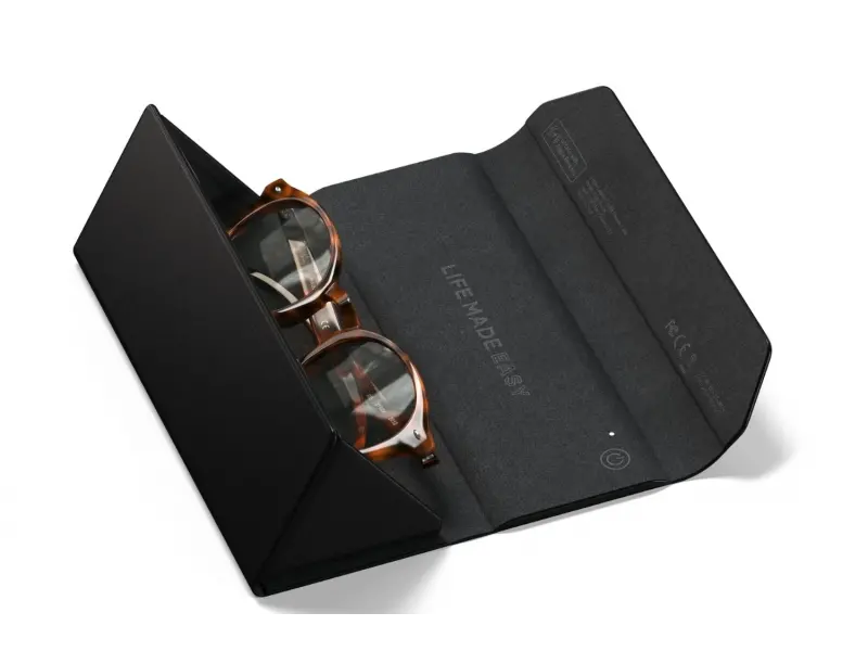 Vegan Deri Gözlük Kılıfı