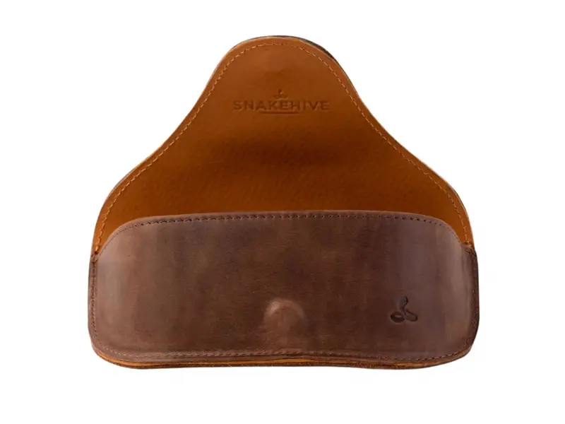 Vintage Deri Gözlük Kılıfı