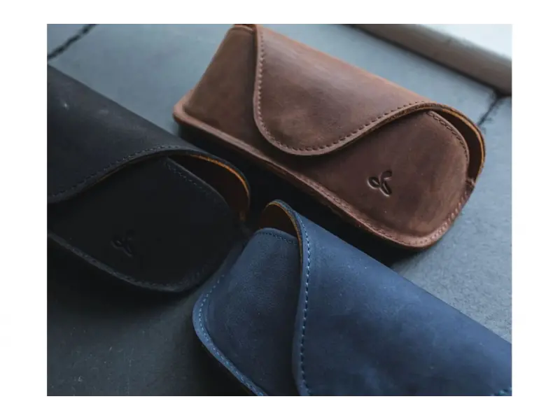 Vintage Deri Gözlük Kılıfı