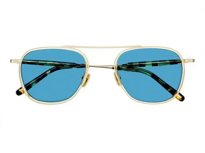 Moscot Fanagle Sun 53 Citron/Tort Gold Celeb Blue