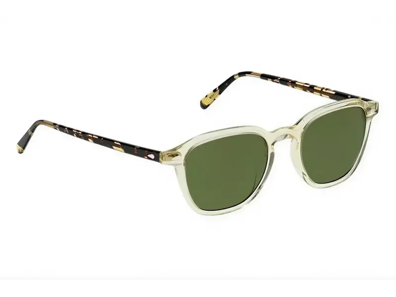 Moscot Vantz Sun Citron/Tortoise 50 Calibar Green