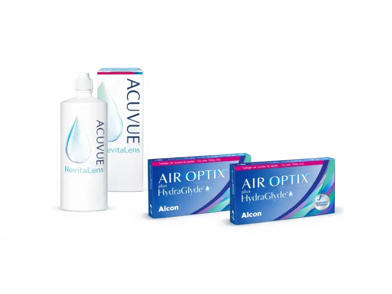 Air Optix Plus HydraGlyde Kombi Set 2 Kutu