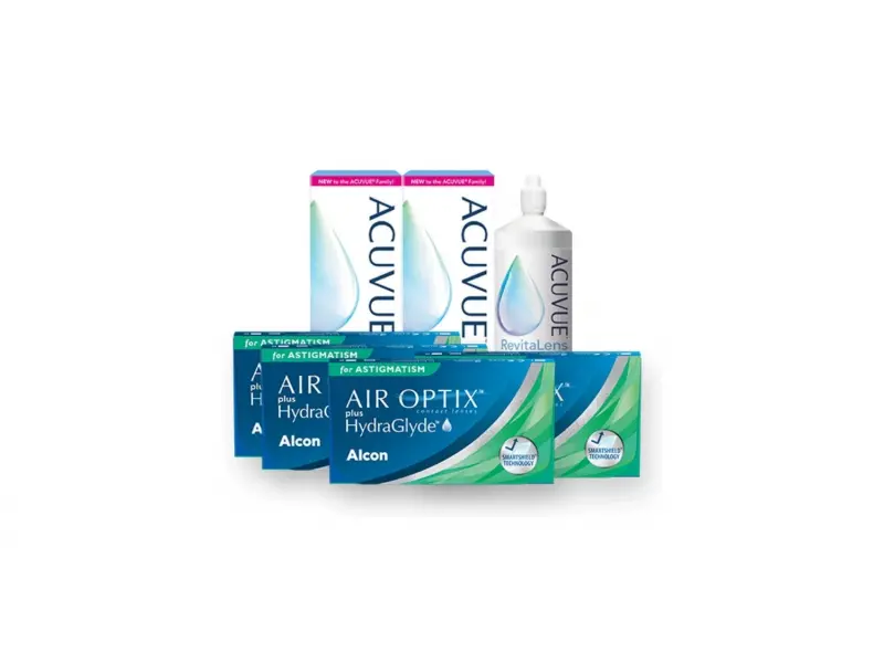 Air Optix Plus HydraGlyde Toric Kombi Set 4 Kutu
