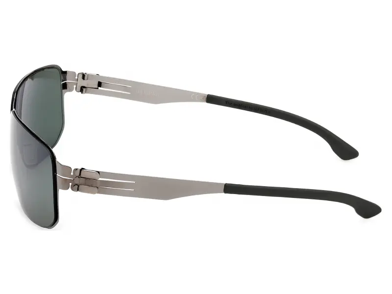 İc! Berlin I See 2024 IC0051 02R Black/Polarized Erkek Güneş Gözlüğü