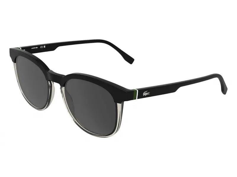 Lacoste L6073S 001 BLK Trans Blush