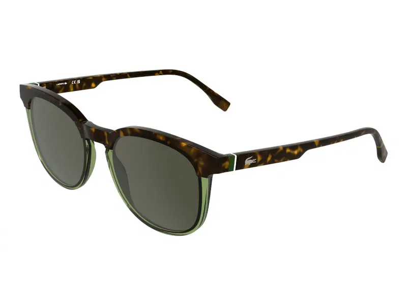 Lacoste L6073S 223 Havana Trns Lght Green