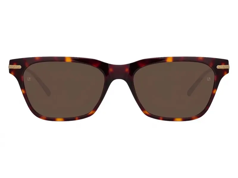 Linda Farrow Deni Dark T-Shell/Light Gold - Solid Grey