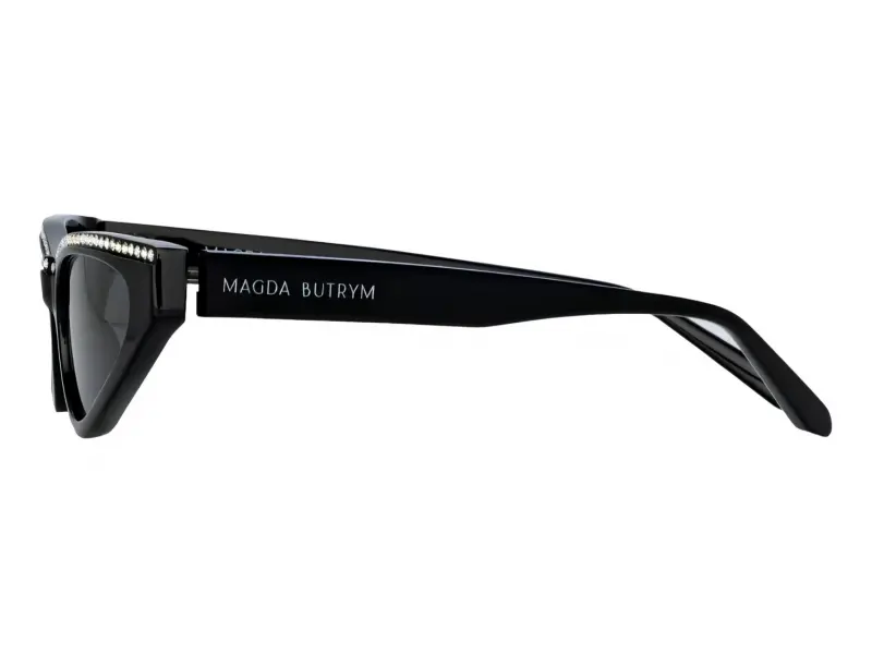 Linda Farrow Magda Butrym 16 C1 Black/Crystal Grey