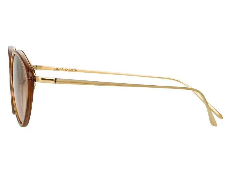 Linda Farrow Magda Butrym 19 C2 White Light Gold Mocha Grand