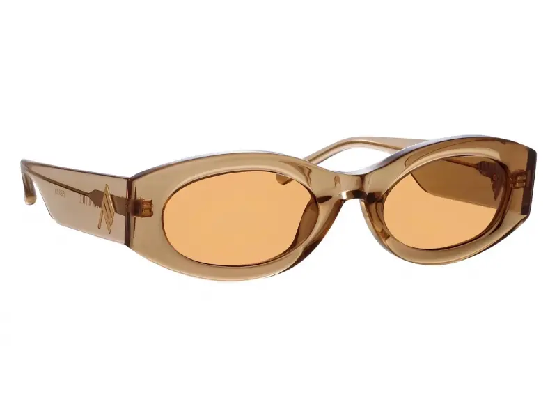 Linda Farrow The Attico Berta Sand/Gold - Sand Lens