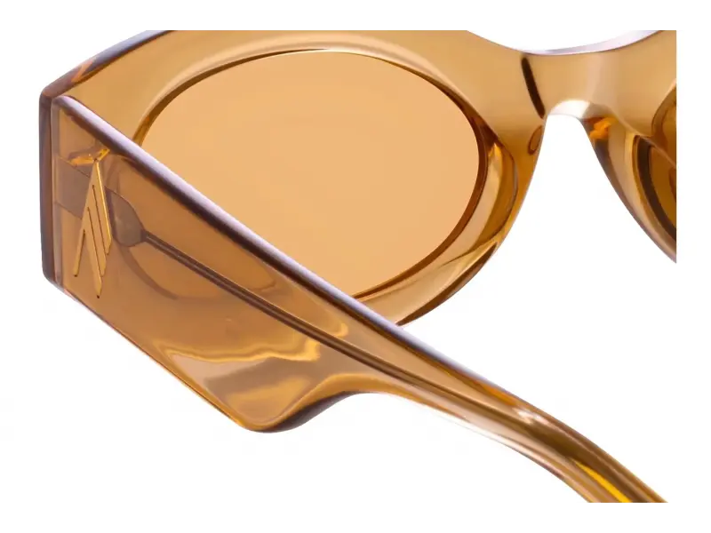 Linda Farrow The Attico Berta Sand/Gold - Sand Lens