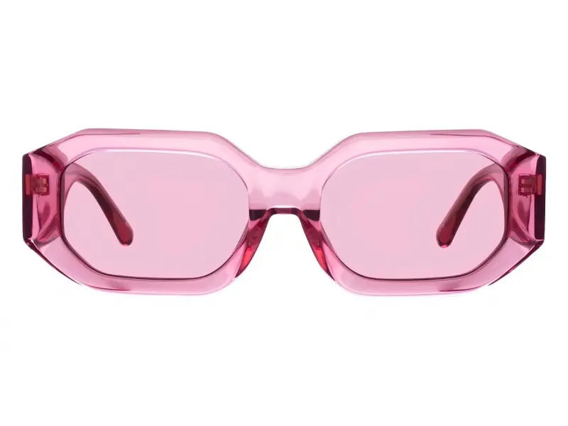 Linda Farrow The Attico Blake Powder Pink/Silver - Pink Lens