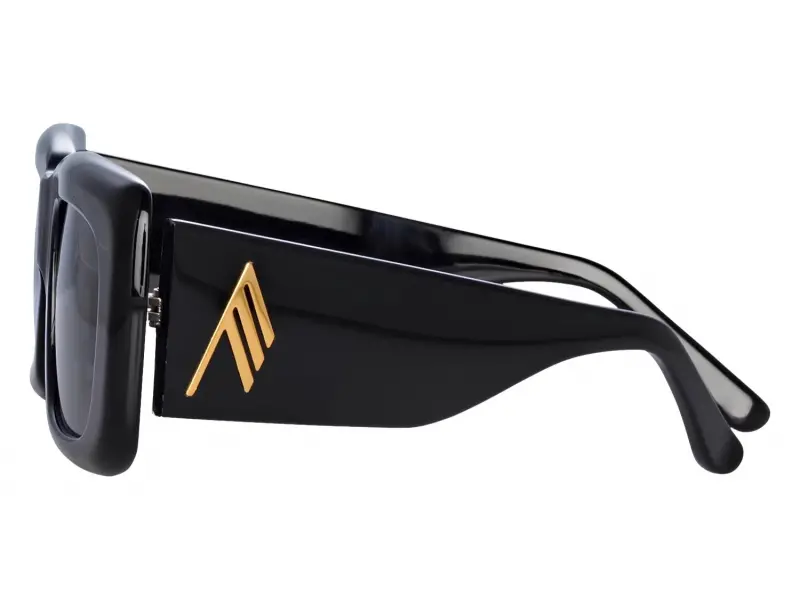 Linda Farrow The Attico Marfa Black/Yellow Gold - Grey