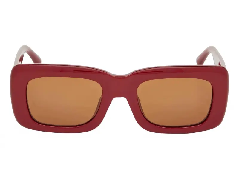 Linda Farrow The Attico Marfa Bordeaux/Gold - Bordeaux Lens