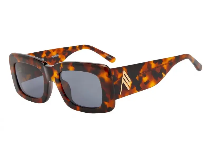 Linda Farrow The Attico Marfa T-Shell/Yellow Gold - BLUE