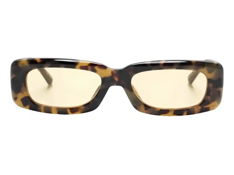 Linda Farrow The Attico Mini Marfa Lemon/Yellow Gold/Brown