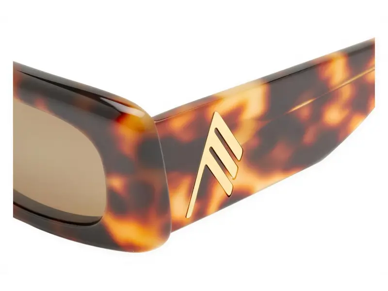 Linda Farrow The Attico Mini Marfa SunT-ShellYellow Gold-Brown