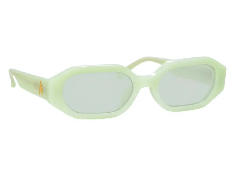 Linda Farrow Ttico İrene Mint/Yellow Gold - Green