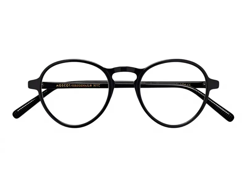 Moscot Bluma Black 47 0200-01 BLU20047AC01