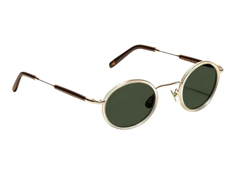 Moscot Cosnic 44 Flesh-D. Brown/Gold G15 Pln