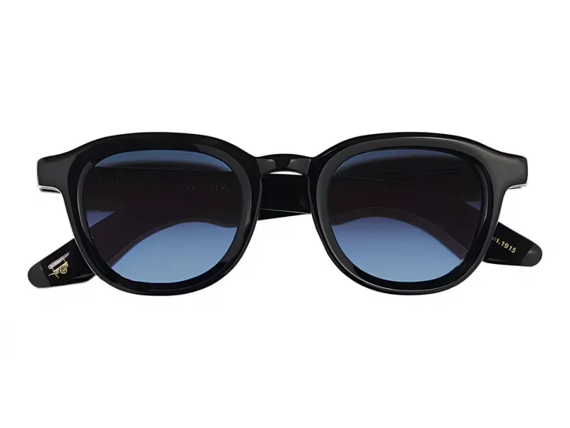 Moscot Dahven Base 2 47 Black Denim Blue