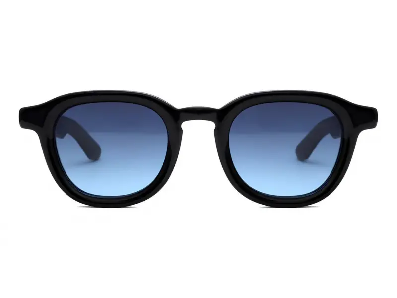 Moscot Dahven Base 2 47 Black Denim Blue