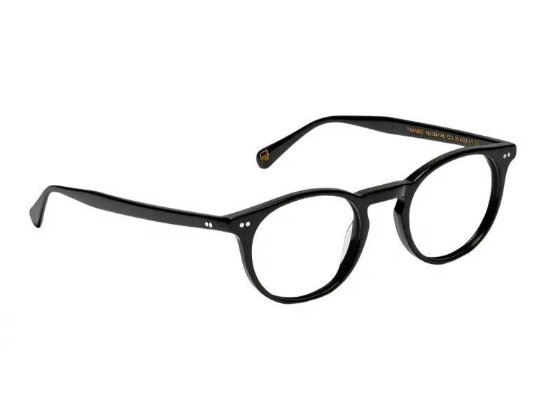 Moscot Frankie Matte Black 45 0300-01