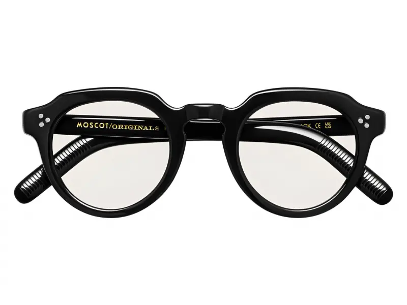 Moscot Gavolt Black 45 0200-01