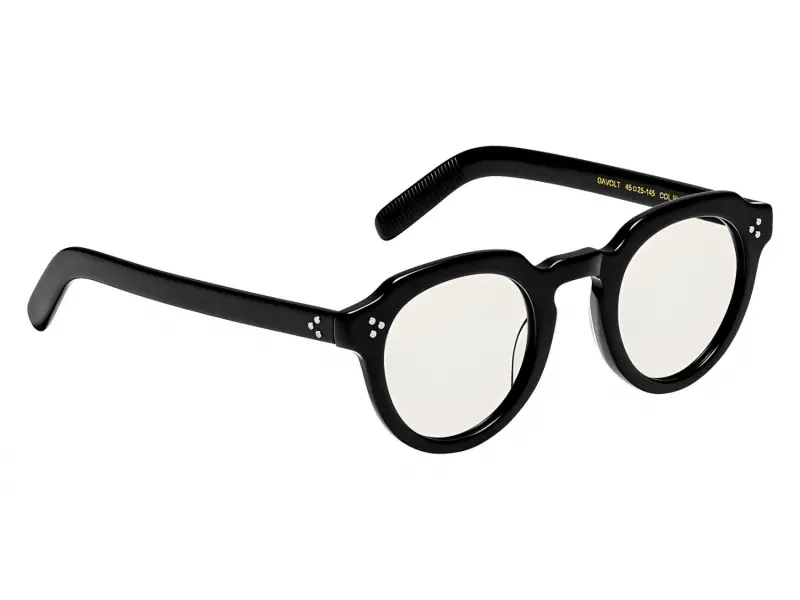 Moscot Gavolt Black 45 0200-01