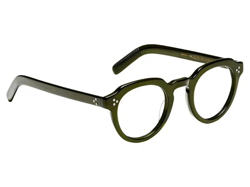 Moscot Gavolt Dark Green 45 Demo Lenses