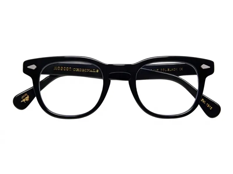 Moscot Gelt Black 46 0200-01 GEL020046AC01