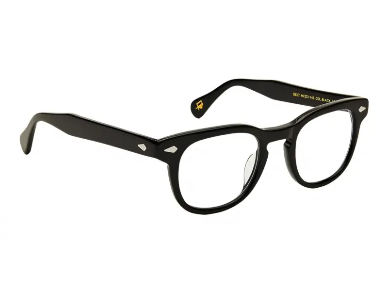 Moscot Gelt Black 46 0200-01 GEL020046AC01