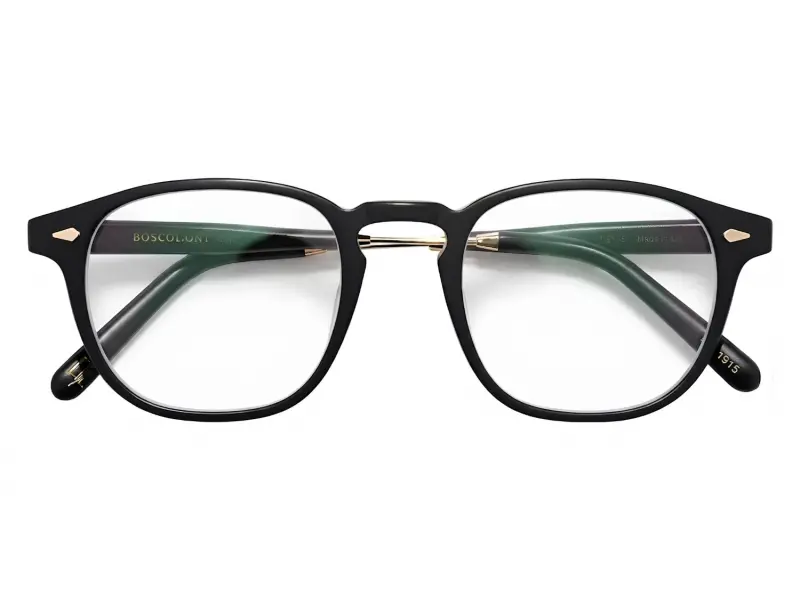 Moscot Genug Matte Black-Gold 50 1329-01