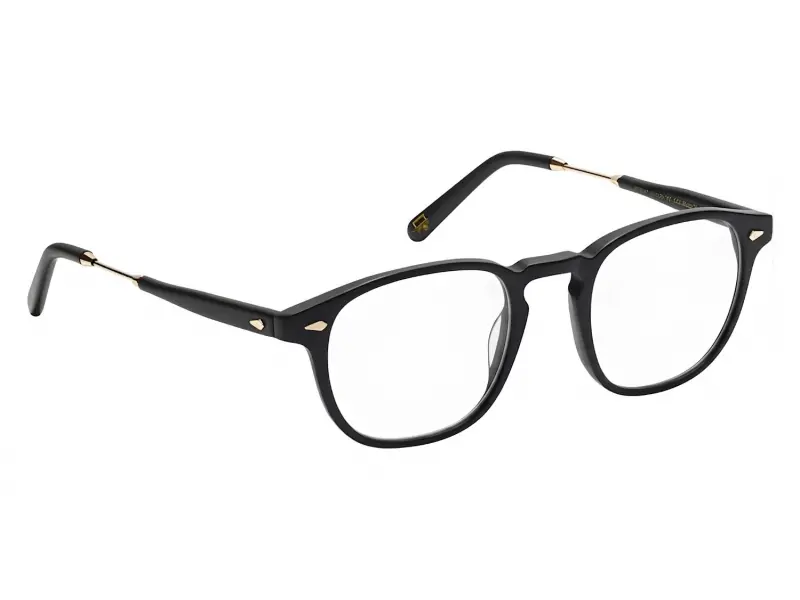Moscot Genug Matte Black-Gold 50 1329-01