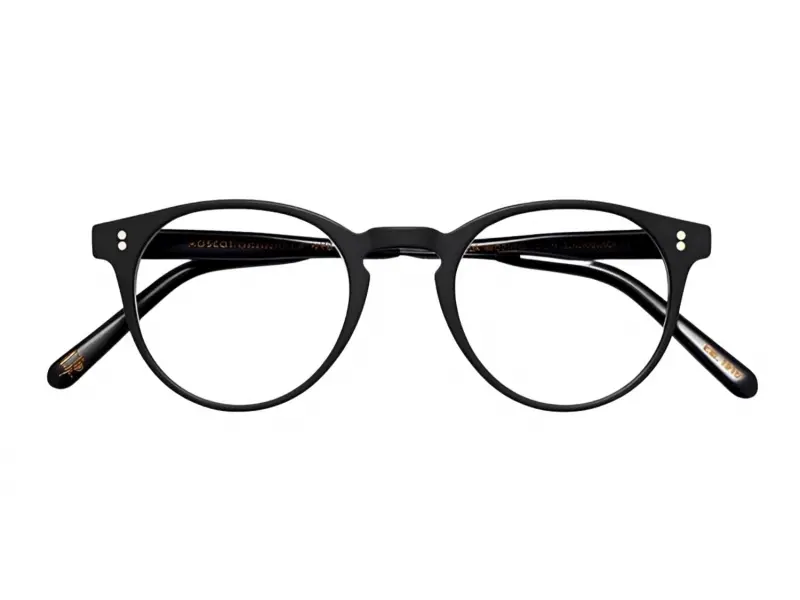 Moscot Golda Matte Black-Black 46 1330-01