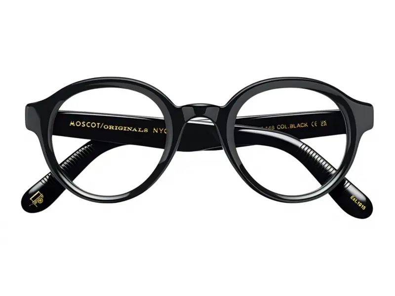 Moscot Greps Black 47 0200-01 GRE020047AC01