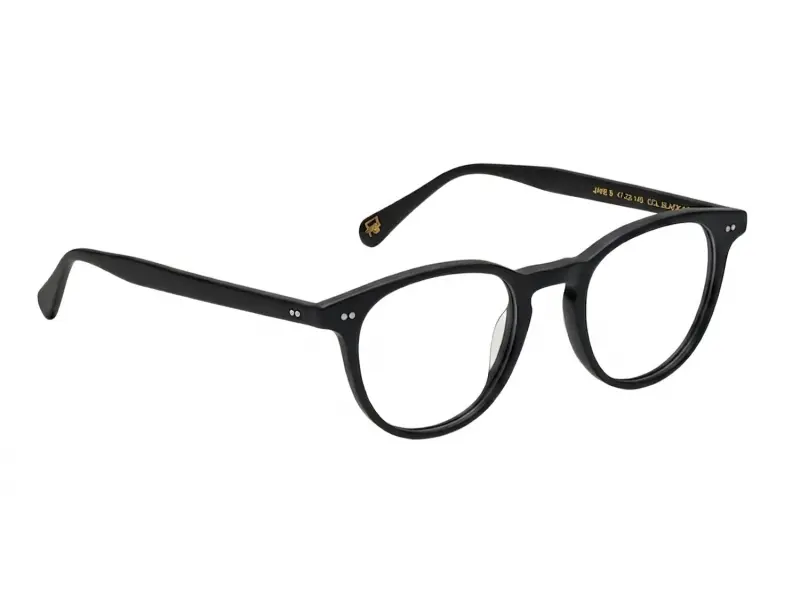 Moscot Jared Matte Black 47 1300-01