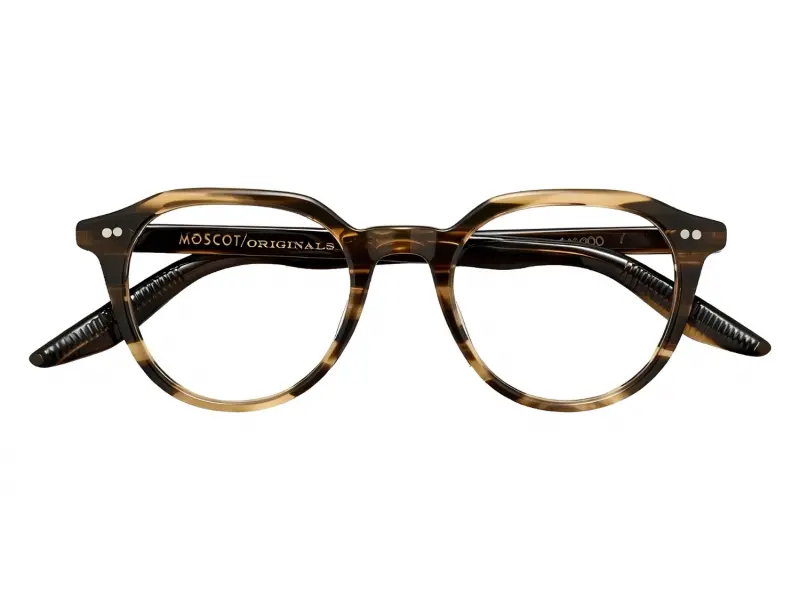 Moscot Kitzel Sun Brown Bamboo 50 Calibar Green