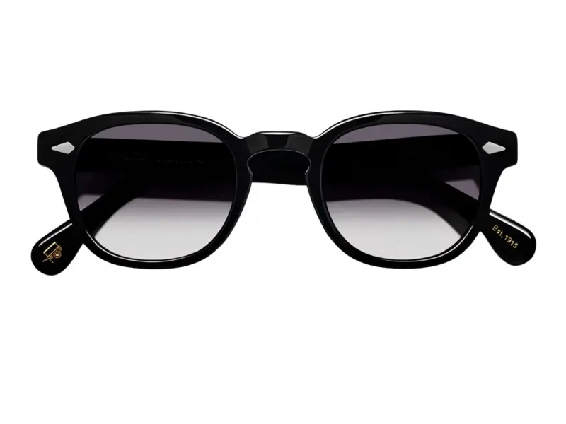 Moscot Lemtosh 49 Black American Grey Fade