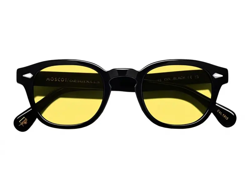 Moscot Lemtosh 49 Black Mellow Yellow