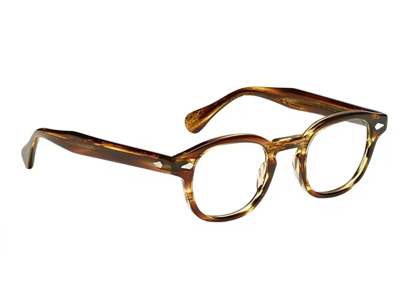 Moscot Lemtosh Bamboo 46 Demo Lenses