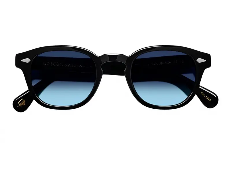 Moscot Lemtosh Base 2 46 Black Denim Blue