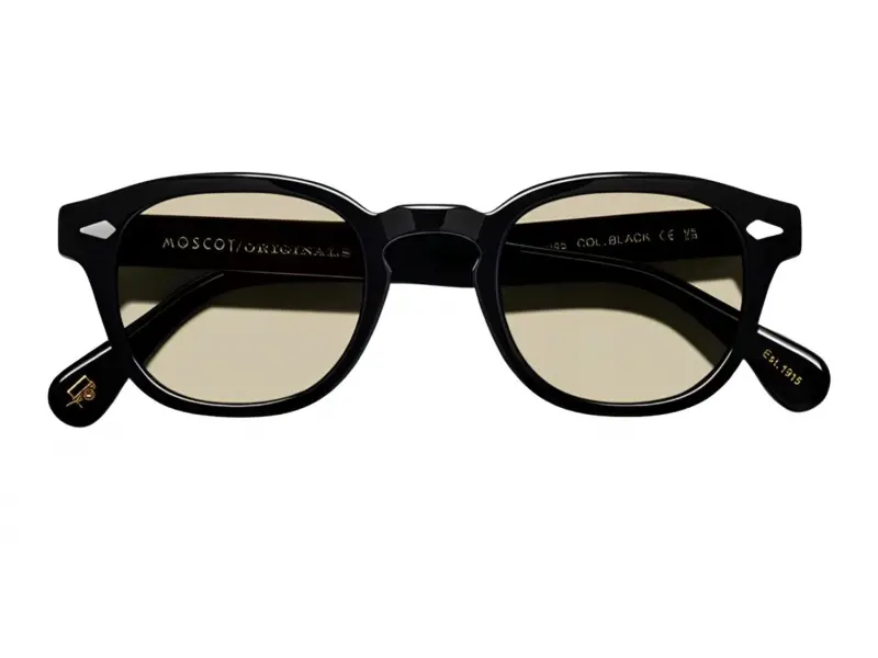 Moscot Lemtosh Base 2 Black 46 Amber