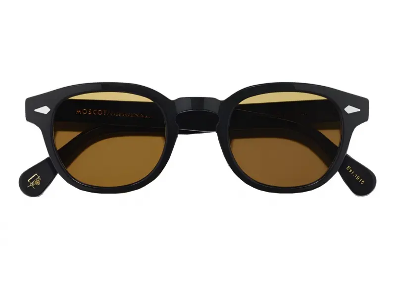 Moscot Lemtosh Base 2 Sun 49 Black Amber