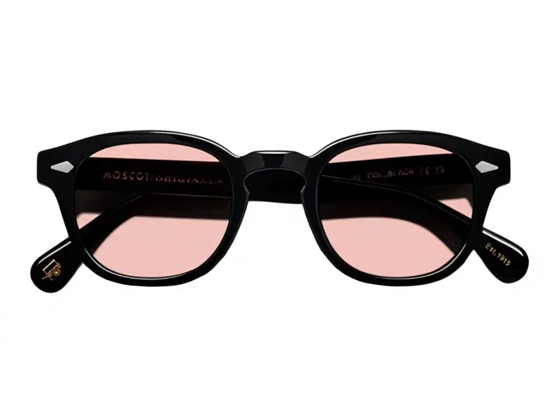Moscot Lemtosh Base 2 Sun 49 Black Ny Rose