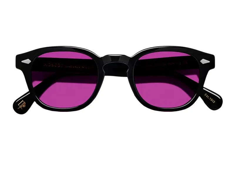 Moscot Lemtosh Base 2 Sun 49 Black Purple Nurple