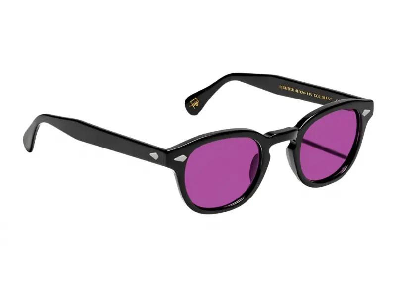 Moscot Lemtosh Base 2 Sun 49 Black Purple Nurple