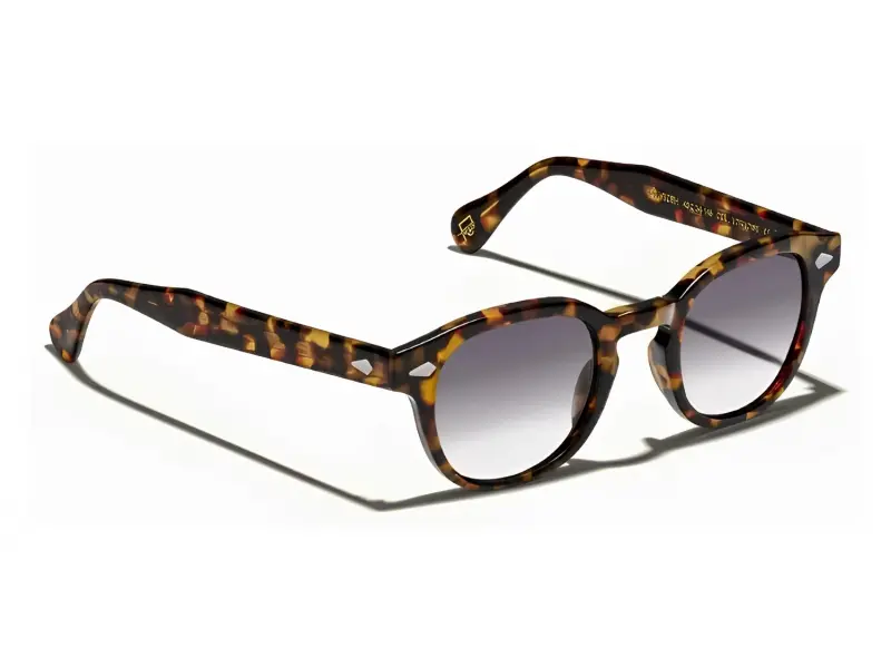 Moscot Lemtosh Base 2 Sun 49 Tort American Grey Fade