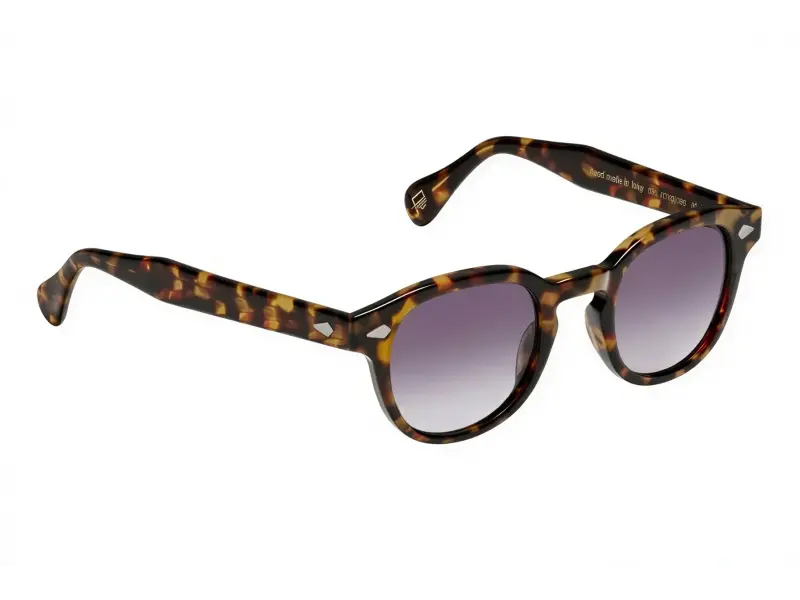 Moscot Lemtosh Base 2 Sun 49 Tort American Grey Fade